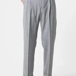 Pantalone Fondo Ampio con Passanti Grigio Wall Street