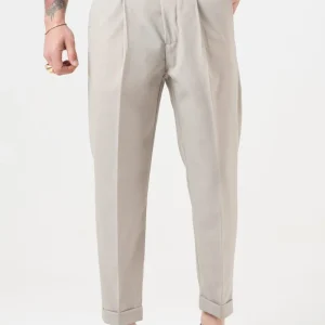 Pantalone Biforcato Burro