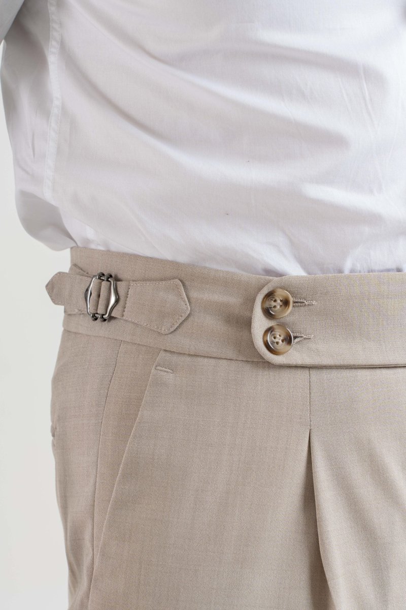 Pantalone con Bustino Tondo Burro - immagine 7