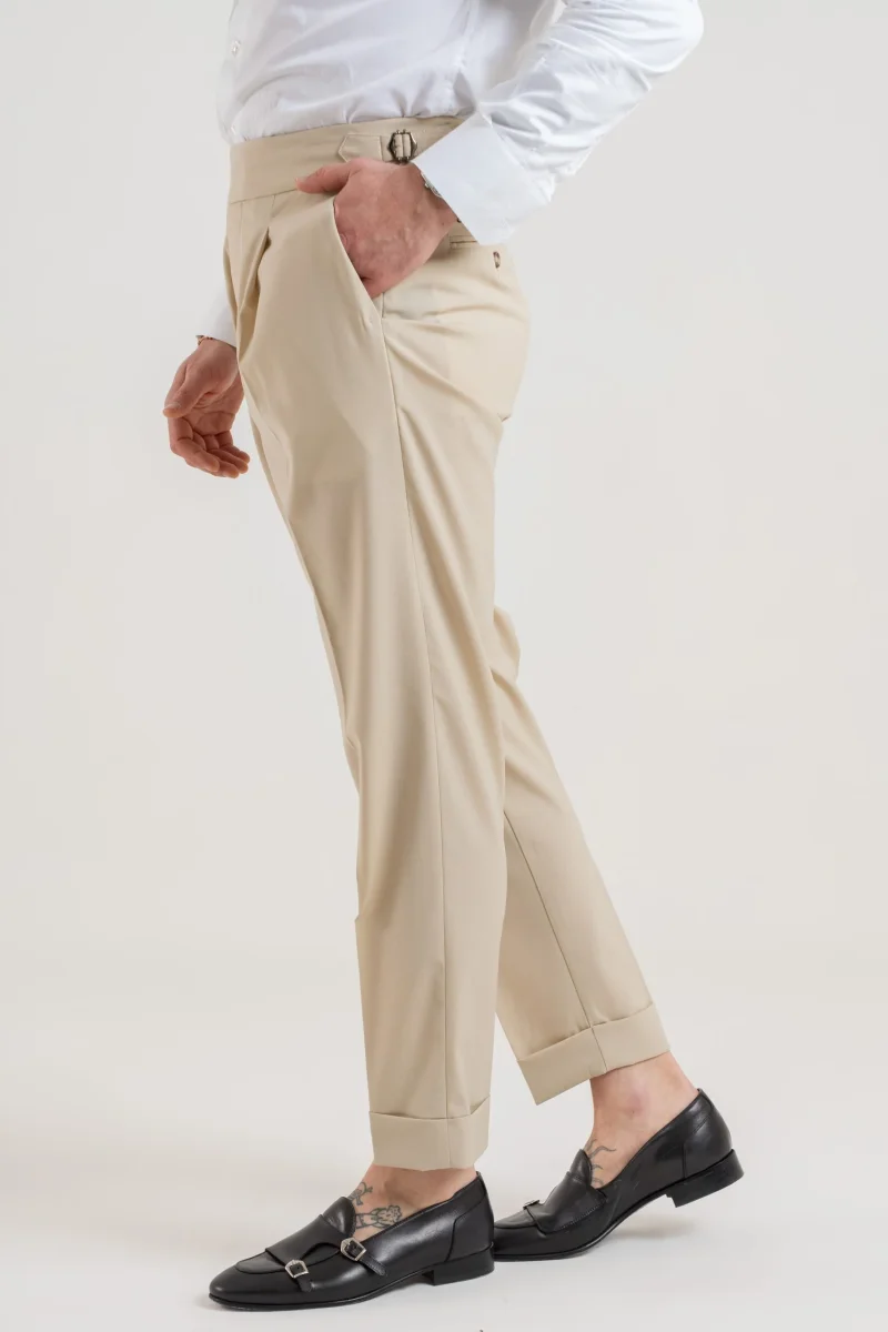 Pantalone con Bustino Tondo Vaniglia Havana - immagine 5