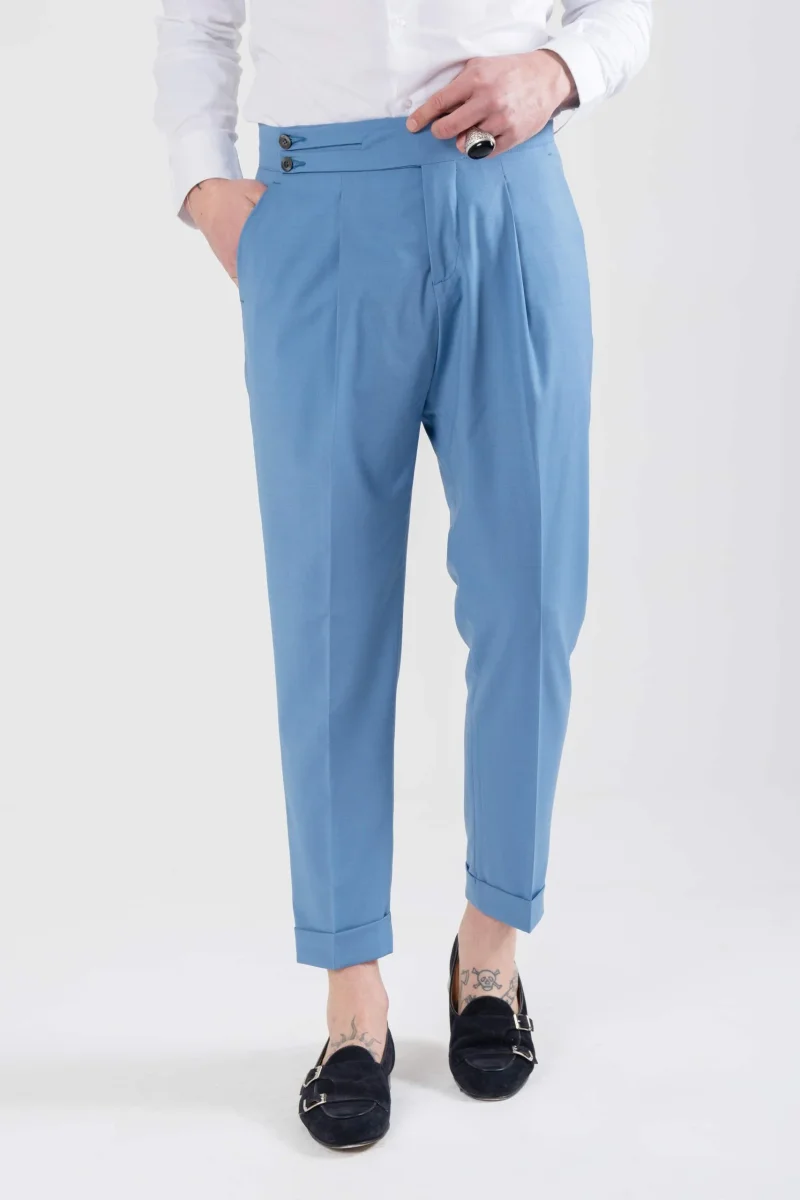 Pantalone Biforcato Carta da Zucchero Capri - immagine 2