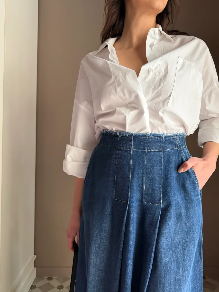 Gonna in denim Noumeno Concept - immagine 4