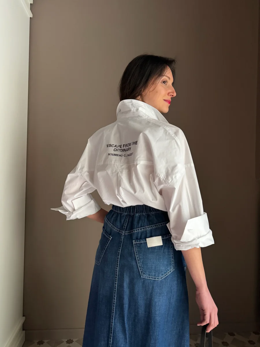 Gonna in denim Noumeno Concept - immagine 6