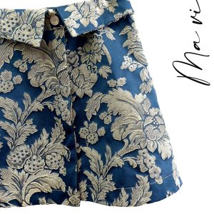 SHIRT-SKIRT in tessuto jacquard
