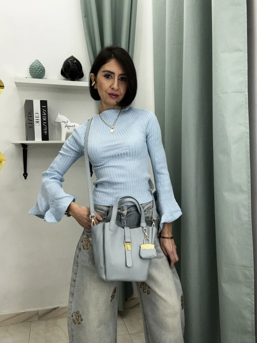 Borsa a Mano Donna “Mamma e Figlia” con Charm – Media Misura - immagine 8