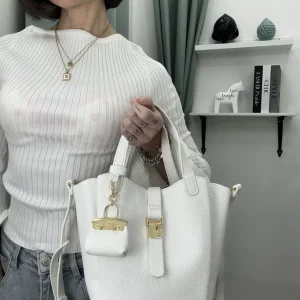 Borsa a Mano Donna “Mamma e Figlia” con Charm – Media Misura
