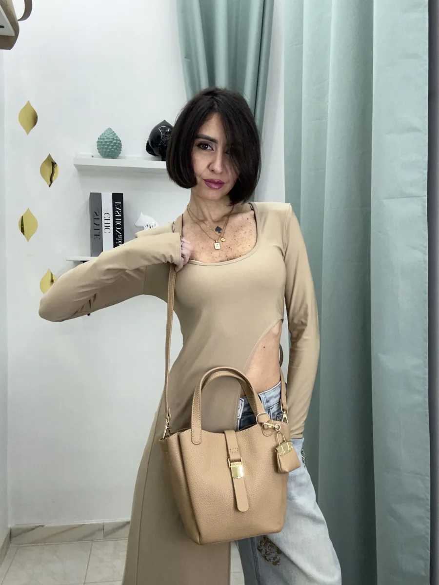 Borsa a Mano Donna “Mamma e Figlia” con Charm – Media Misura - immagine 4