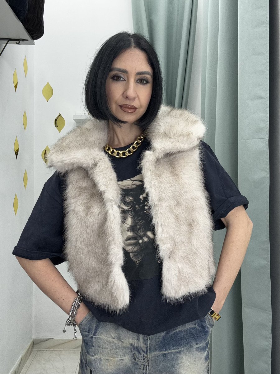 Smanicato Donna in Ecofur Modello Cop – Leggero e Foderato - immagine 2