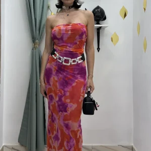 Eleganza che si adatta a te — Vestito a tubino multicolore