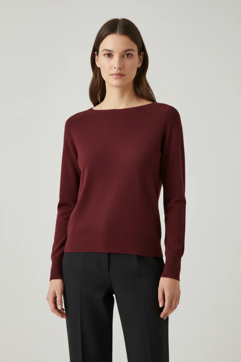 Maglia Basic Scollo Barca - immagine 2