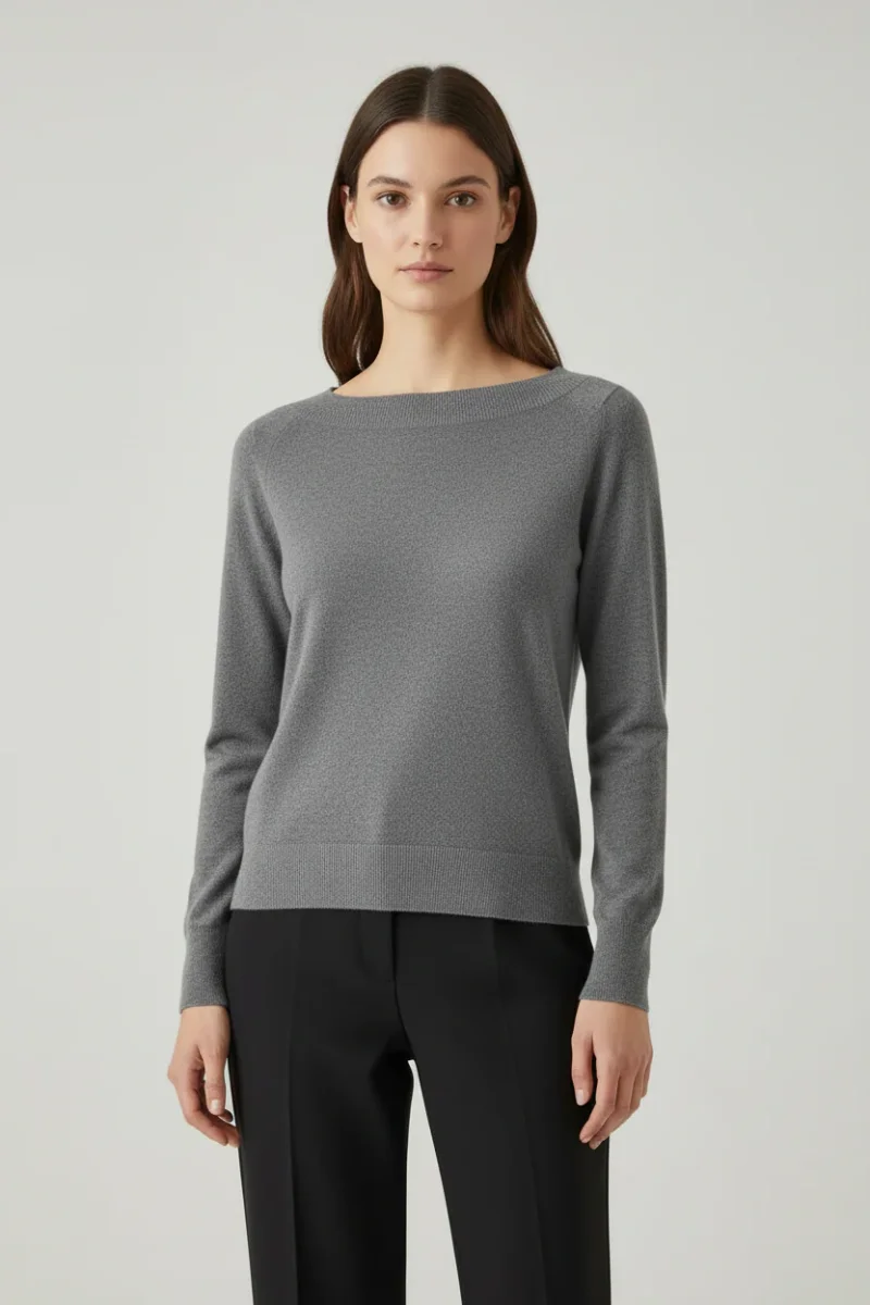 Maglia Basic Scollo Barca - immagine 3