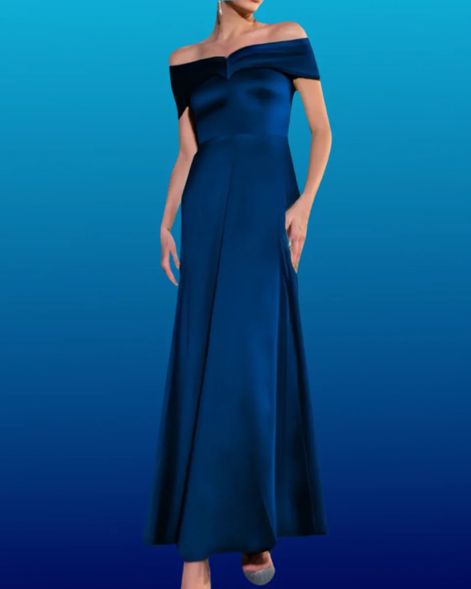 Abito "Iridescent Majesty". Abito con corpetto, scollatura ampia e gonna larga. - immagine 3