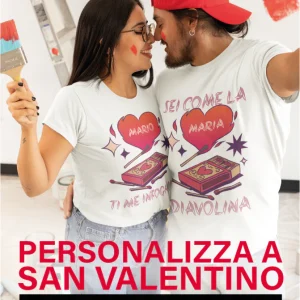 Personalizza maglietta San Valentino