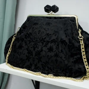 Clutch Maxi in Stoffa con Dettagli in Ciniglia – Fantasie Floreali, Maculate e Tropicali