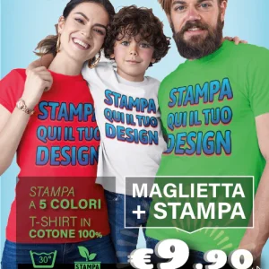 Personalizza maglietta Cotone 100%
