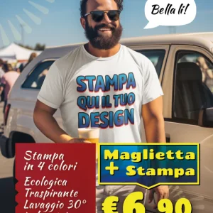 Maglietta personalizzata Festa (solo bianca)