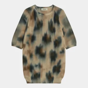 Maglia A Mezzamanica In Cotone