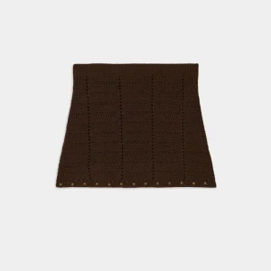 Gonna In Maglia Traforata