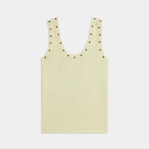 Canotta In Cotone Con Scollo Ampio