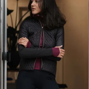 Giacca Isolante da Ciclismo e Outdoor Donna Lunare marrone