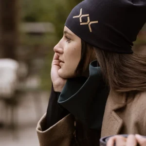 Berretto Invernale Da Donna Neve Blu Navy