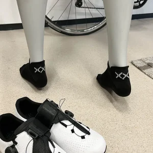 Calzini alla Caviglia Donna Ciclista Neri