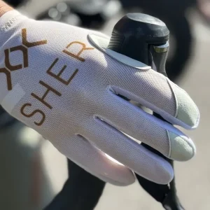 Guanti da ciclismo donna SOLE bianchi