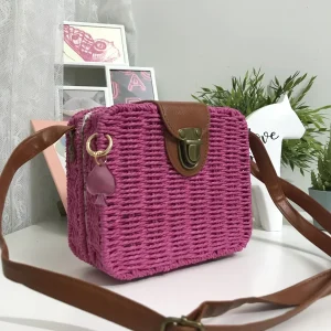 Borsa in rafia boho chic