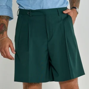 Bermuda Cinta Lunga con Passanti Verde Smeraldo Miami