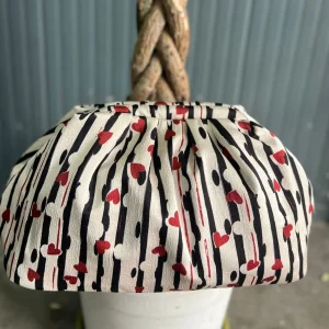 Borsa Clutch Donna in Tessuto Rasato con Tracolla a Catena