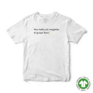 T-shirt NON METTO MAGLIETTE DI GRUPPI ROCK