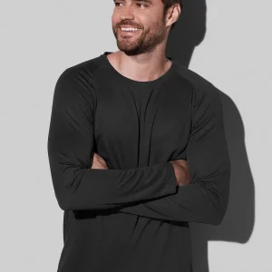 Maglietta unisex stretch antideco maniche lunghe 140 gr