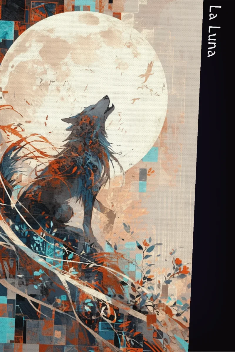 AR-Cani - T-shirt UNISEX - La Luna - immagine 3