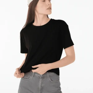 T-shirt corta donna cotone