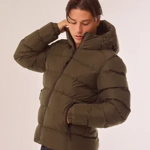 Piumino imbottito con cappuccio