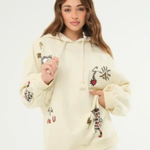 Felpa over con cappuccio