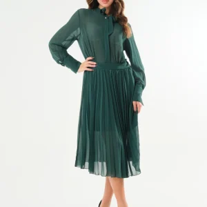 Abito midi in georgette