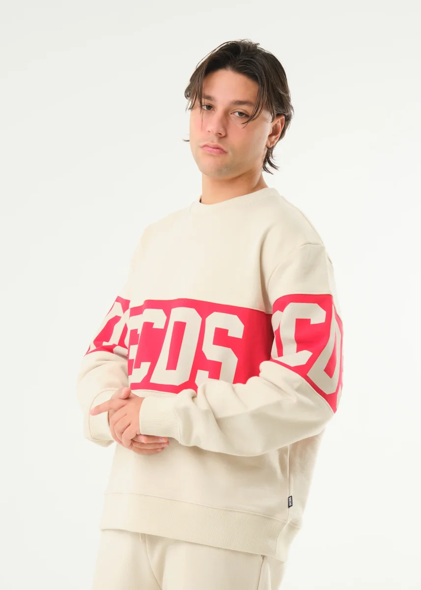 Felpa basic girocollo - immagine 3