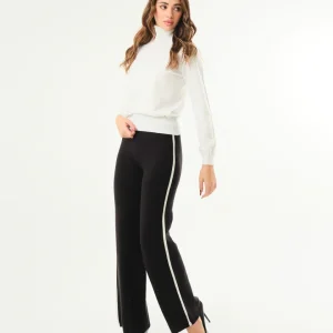 Pantalone con bande laterali