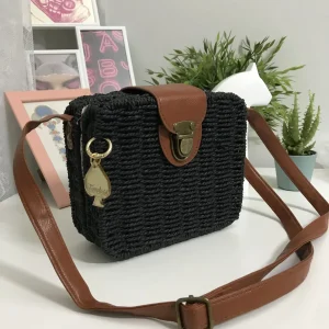 Borsa in rafia boho chic