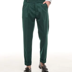 Pantalone con Bustino Tondo Verde Smeraldo Miami