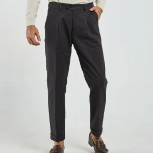 Pantalone Chino in Cotone Nero